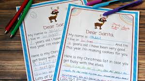And you can customise it any way you want. Free Letter To Santa Template With Nice List Certificate