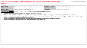 plating chemist resumes samples