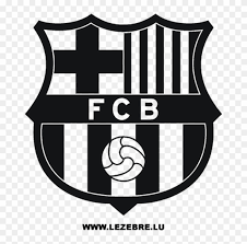 Fc barcelona wallpaper with club logo 1920x1200px. Fcb Black Logo Fc Barcelona Logo Black And White Png Clipart 2171192 Pikpng