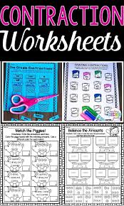 Contractions Contraction Worksheets Contraction Worksheet Worksheets Printable Math Worksheets