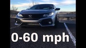 2020 honda civic si review | the everyman's sport sedan. 2018 Honda Civic Hatchback Turbo 0 60 Mph Test At Sea Level Youtube