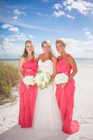 Gorgeous Pink Shell Resort Wedding Destination Wedding Details Coral Bridesmaid Dresses Coral Beach Bridesmaid Dresses Beach Bridesmaid Dresses