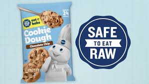 Sugar cookies 24ct pillsbury chocolate chip cookies pillsbury big deluxe chocolate chip cookies with hershey's mini kisses 12 ct pillsbury ready to bake! Some Pillsbury Cookie Dough Products Now Safe To Eat Raw Food Safety Magazine