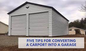 Check spelling or type a new query. Five Tips For Converting A Carport Into A Garage