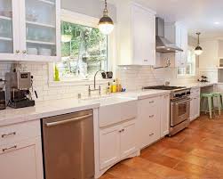 Beautiful Modern Kitchen With Terracotta Colored Tile Flooring Astonishing Piedmont Kitc Kitchen Decor Apartment Kitchen Remodel Design Spanish Style Kitchen