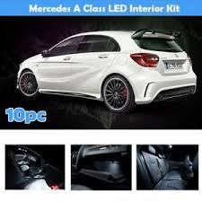 Interior Led Light Bulbs Kit Fit Mercedes A Class W176 A45 White Smd A200 10pc Ebay