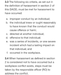 What Constitutes Harassment Exactly Canadianforces