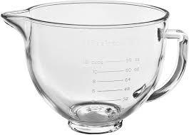 Gorgeous designs for mixing, baking, melting, mashing and more. Amazon Com Kitchenaid Stand Mixer Bowl 5 Quart Glass With Measurement Markings Kitchen Dining