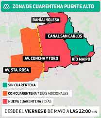 Extension De Cuarentena En Puente Alto Revisa El Nuevo Mapa De La Zona Bajo Confinamiento Meganoticias