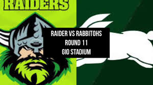 Watch south sydney rabbitohs match live and free. Nrl Round 11 Raiders Vs Rabbitohs Rll 4 Simulation Youtube