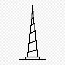 Download and print these for free. Burj Khalifa Burj Al Arab Jumeirah Drawing Skyscraper Coloring Book Png 1000x1000px Burj Khalifa Black And