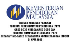 Kenaikan pangkat pegawai negeri sipil a. Urusan Kenaikan Pangkat Ppp Gred Dg32 Hingga Dg54 Pkp Secara Tbbk Di Kpm 2016 Cikgu Share 1 0