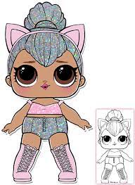 Free printable pages for kids. Download Hd Kitty Queen Coloring Page Lol Surprise Doll Kitty Queen Transparent Png Image Nicepng Com