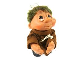 Vintage Brother John Monk Troll Thomas Dam Troll With Unique Eyes Made in  Denmark Vintage Troll