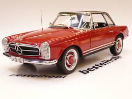 1 18 Mercedes 230 Sl Red 1963 W113 Dealer Edition Bestelhobi De 0212 519 19 29 Diecast Vehicles Car
