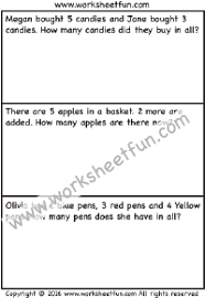 You can create printable tests and worksheets from these grade 1 mixed operation word problems questions! Addition Word Problems Free Printable Worksheets Worksheetfun