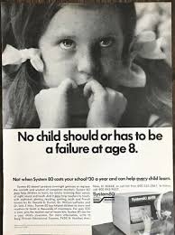 1973 Borg Warner System 80 PRINT AD No Child Should Be a Failure at Age 8