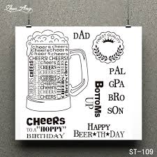 These clear stamps are ideal for adding distinctive embellishments to papercraft projects, scrapbook pages, or handmade cards. Cheers Beer Design Clear Stamp For Scrapbooking Rubber Stamp Seal Paper Craft Clear Stamps Card Making Stamps Aliexpress
