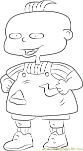 The coloring pages allow kids to learn plenty of things about colors and drawing while imagining themselves away from their own daily lives to experience something new along with their favorite characters. Rugrats Free Coloring Pages Coloring Printable B108 Quit
