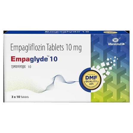 Buy Empaglyde 10 Tablet 10's online | Uses, Side Effects, Price and substitutes | Apollo Pharmacy