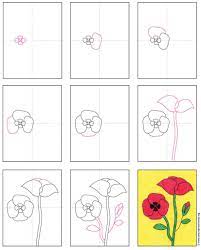 So, knowing how to draw a flower can be helpful for any artist. How To Draw A Poppy Art Projects For Kids