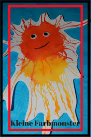Farbmonster Mit Wasserfarben Malen Kreative Kinder Wasserfarben Kreative Ideen Fur Kinder Kunst Grundschule