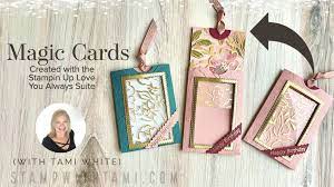 To purchase any of the products used in this video, click on the. How To Make Magic Cards Stampin Up Stampwithtami Com