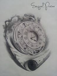 Draw Drawing Dibujo Sketch Book Design Diseno Art Realistic Portrait Realismo Watch Clock Pergamino Watch Tattoos Clock Drawings Clock Tattoo