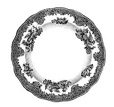 Black And White Plates Clipart Free Vintage Clip Art Images Vintage Plates And Dishes Clipart Clip Art Vintage Clip Art Pictures Vintage Plates