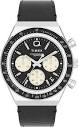 Amazon.com: Timex Q Men's 40mm Watch – Black Dial Silver-Tone Case ...