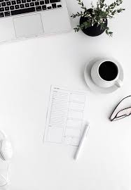 Black And White Office Aesthetic Weekly Planning Pages Free Download In 2020 White Aesthetic Flat Lay Photography Mug Decorating