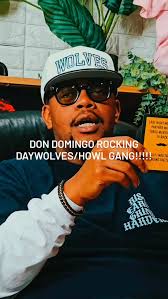 @dondomingokc rocking DWHG WOLVES hat and RISE EARLIER x GRIND HARDER tall  tee. , 📹 @sprinklesumsalt.podcast