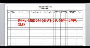 Contoh Buku Klapper Ilmusosial Id