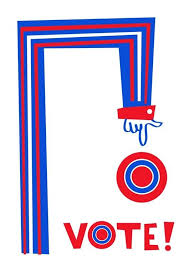 Vote Silkscreen Art Print Poster Prints Silk Screen Printing Vote Poster