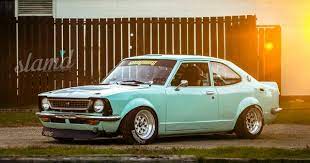 Sideways With Shadynasty Pauls 72 Corolla - Slamd Mag Toyota Classic Japanese Cars Japan Cars