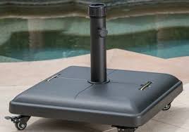 Cassius 80lbs Concrete Steel Square Umbrella Base With Wheels Black Walmart Com Best Patio Umbrella Patio Umbrella Stand Outdoor Umbrella Stand