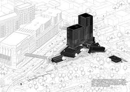 012 City Of Ryde Civic Center By Preliminary Research Office Diagramas De Arquitectura Laminas De Arquitectura Arquitectura