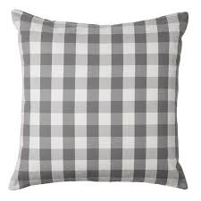 Smanate Minder Kilifi Beyaz Gri 50x50 Cm Minder Ikea Ev Dekoru