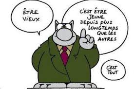 Geluck Le Chat Etre Vieux Anniversaire Humoristique Humour Citations Les Plus Droles