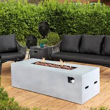 Maybe you would like to learn more about one of these? Latitude Run Faven Concrete Propane Fire Pit Table Wayfair