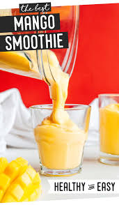 The Best Mango Smoothie Recipe 3 Ingredients Recipe In 2020 Mango Smoothie Healthy Mango Smoothie Recipes Mango Smoothie