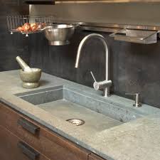 single bowl kitchen sink en pierre d