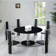 You need only about ten. Modern Round Dining Table For 6 Black Chairs Round Tables Set Round Dining Room Round Dining Table Sets Round Dining Table