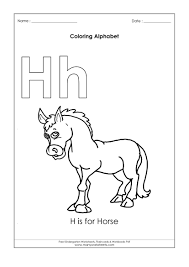 420 x 543 file type: Letter H Coloring Pages H For Horse