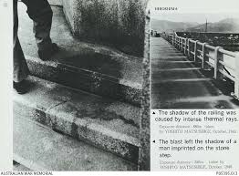 Image result for hiroshima human shadow
