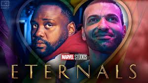 Eternals teaser trailer & poster revealed posted by greg evans | may 24, 2021 | disney , latest news & rumors , marvel , movie news | 0 | this morning we all woke up to a little surprise from marvel studios, not only did we get a first look that their new eternals movie poster we also got a new teaser trailer from the upcoming film. The Eternals Marvel Movie Censored In Russia For Gay Kiss Designer Women