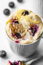 Vegan Easy Gluten Free Lemon Blueberry Mug Cake Early Brawd Recipe In 2020 Gluten Free Lemon Mug Cake Lemon Blueberry