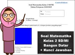 Selain bimbingan dan stimulasi dari orang. Soal Dan Kunci Jawaban Matematika Kelas 2 Sd Mi Bangun Datar
