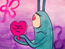 Plankton tells spongebob to reveal the krabby patty formula spongebob: Retrovirgo On Twitter Happy Valentine S Day Today I Felt Like Painting The Plankton Heart Meme Enjoy Art Artwork Artist Artistontwitter Painting Spongebob Spongebobmemes Plankton Valentinesday Valentine Happyvalentinesday