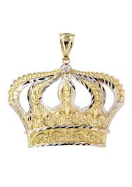 American buffalo (1) american eagle (10) britannia (3) couronne d'autriche (2) drachme (1) ducat (1) florin néerlandais (1) franc belge (1). Pendentif Grosse Couronne En Or Jaune 10k 9 5 Grammes Frostnyc